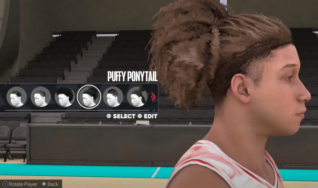 NBA 2K24 Puffy Ponytail