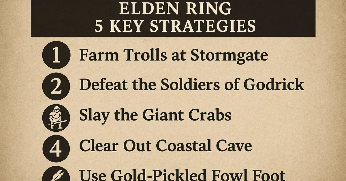 Mastering Early Game Runes in Elden Ring: 5 Key Strategies