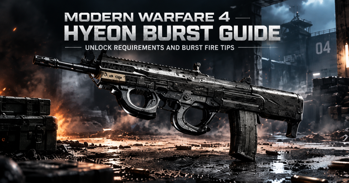 Modern Warfare 4 Hyeon Burst Guide: Unlock Requirements and Burst Fire Tips